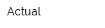 Actual