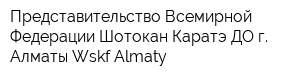 Представительство Всемирной Федерации Шотокан Каратэ-ДО г Алматы Wskf-Almaty