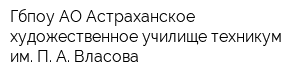 Гбпоу АО Астраханское художественное училище техникум им П А Власова