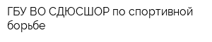 ГБУ ВО СДЮСШОР по спортивной борьбе