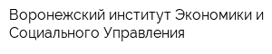 Воронежский институт Экономики и Социального Управления