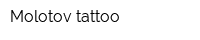 Molotov tattoo