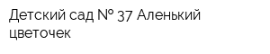 Детский сад   37 Аленький цветочек