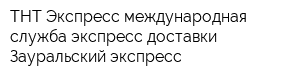 ТНТ-Экспресс международная служба экспресс-доставки Зауральский экспресс