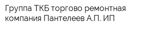 Группа ТКБ торгово-ремонтная компания Пантелеев АП ИП