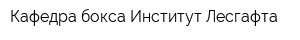 Кафедра бокса Институт Лесгафта