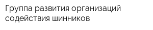 Группа развития организаций содействия шинников