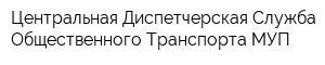 Центральная Диспетчерская Служба Общественного Транспорта МУП