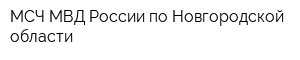 МСЧ МВД России по Новгородской области