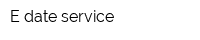 E-date service