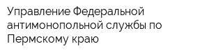 Управление Федеральной антимонопольной службы по Пермскому краю