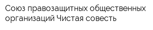 Союз правозащитных общественных организаций Чистая совесть