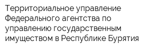 Территориальное управление Федерального агентства по управлению государственным имуществом в Республике Бурятия