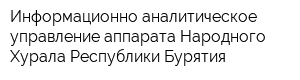 Информационно-аналитическое управление аппарата Народного Хурала Республики Бурятия