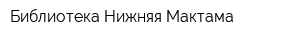 Библиотека Нижняя Мактама