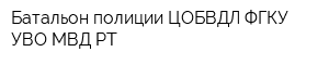 Батальон полиции ЦОБВДЛ ФГКУ УВО МВД РТ