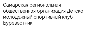 Самарская региональная общественная организация Детско-молодежный спортивный клуб Буревестник