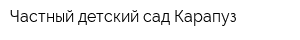 Частный детский сад Карапуз