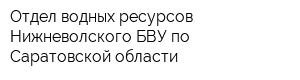 Отдел водных ресурсов Нижневолского БВУ по Саратовской области