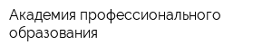 Академия профессионального образования