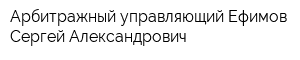 Арбитражный управляющий Ефимов Сергей Александрович