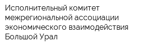Исполнительный комитет межрегиональной ассоциации экономического взаимодействия Большой Урал