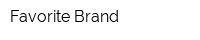 Favorite Brand
