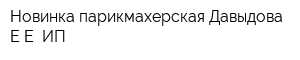 Новинка парикмахерская Давыдова ЕЕ ИП
