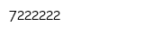 7222222