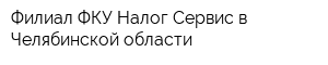 Филиал ФКУ Налог-Сервис в Челябинской области