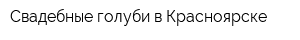 Свадебные голуби в Красноярске