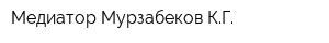 Медиатор Мурзабеков КГ