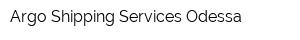 Argo Shipping Services Odessa