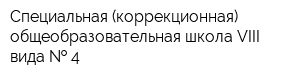 Специальная (коррекционная) общеобразовательная школа VIII вида   4