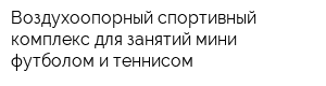 Воздухоопорный спортивный комплекс для занятий мини-футболом и теннисом