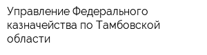 Управление Федерального казначейства по Тамбовской области