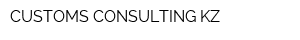 CUSTOMS CONSULTING KZ